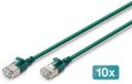 Digitus DK-1632-A-015S-G-10 netwerkkabel Groen 1,5 m Cat6a F/FTP (FFTP)