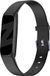 Bandz bracelet en silicone 'Classic' adapté pour Fitbit Luxe - Noir - Taille S