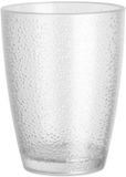 Olympia Kristallon Polycarbonaat Tumblers Met Reliëf 275ml (6 Stuks) - Transparant