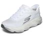 Skechers Aero Burst Chaussures pour homme, White Textile/Silver Trim, 40 EU