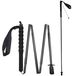 2 Stuks Ultralight Carbon Fiber Bâtons de marche pliants avec absorption des chocs