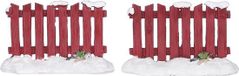 Luville Red fence - PVC - 6.5 x 2 x 4 cm