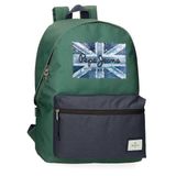 Pepe Jeans Jebb Laptoprugzak, 39,6 cm (15,6 inch), groen
