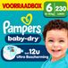 Pampers Baby Dry Couches Taille 6 (13-18 kg) 46 pièces