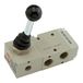 RIEGLER 106458-514.101 3/2-wegventiel, man. 90° hendel monostabiel G 1/8, 1 stk