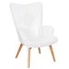 HOME DECO FACTORY Helsinki Patchwork Fauteuil Wit