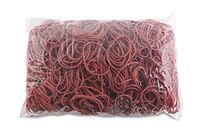 OFFICE PRODUCTS Rubberen banden Diameter: 50mm Kleur: Rood/Gewicht: 1000g - 1 kg