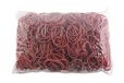 OFFICE PRODUCTS Rubberen banden Diameter: 50mm Kleur: Rood/Gewicht: 1000g - 1 kg