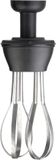 HENDI Opzetstuk garde voor staafmixer – roestvrij staal – ergonomische handgreep – 185 mm