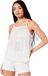 Superdry Vintage Woven Lace Mouwloos T-shirt Wit S Vrouw