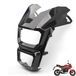 Mokuo Motorcycle Headlight Cover Carbon Fibre Fit for 2016-2020 Honda Grom msx125 Fairing Kit Parts