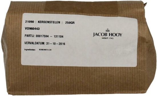 Jacob Hooy Kersenstelen 250 gr