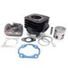 ONE BY CAMAMOTO Kit Grupo Térmico Cilindro 70cc voor Minarelli motor horizontaal, Yamaha Neo's, Jog, MBK Ovetto, Flipper, Evolis, Fizz, Malaguti F12, F15, Aprilia Rally, diameter 47 mm, 2 banden