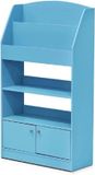 Merkloos Furinno Boekenkast, FR16119LB, Lichtblauw