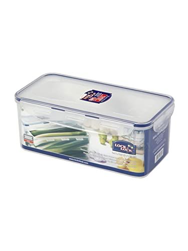 LocknLock PP Classic Voorraaddoos met rooster, 3,4 l, 297 x 152 x 118 mm, 100% lucht- en waterdicht, slim sluitsysteem, vershouddoos voor koelkast en vriesvak