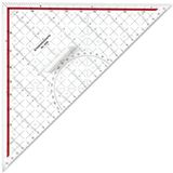 Standardgraph Tekendriehoek 32cm met afneembare greep kunststof - sg-9206