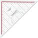 Standardgraph Tekendriehoek 32cm met afneembare greep kunststof - sg-9206