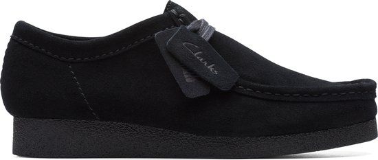 Clarks WallabeeEVO Heren Veterschoenen - Suede - Zwart