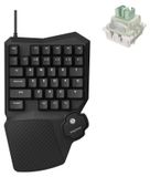 Keychron C0 HE: Clavier de jeu magnétique une main, avec interrupteurs magnétiques ultras rapides Lime