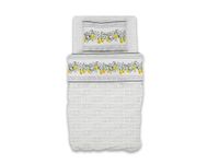 GEMITEX Beddengoedset van katoen, 100% katoen, ademend, vrij van schadelijke stoffen, gecertificeerde kwaliteit Standard 100 by OEKO-TEX vertrouwen in textiel, eenpersoonsbed, G23/grijs