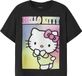Nkfforma NAME IT - Nkfforma Hellok SS Nreg Top Box Noos Sky T-shirt Meisjes Zwart Katoen 134/140