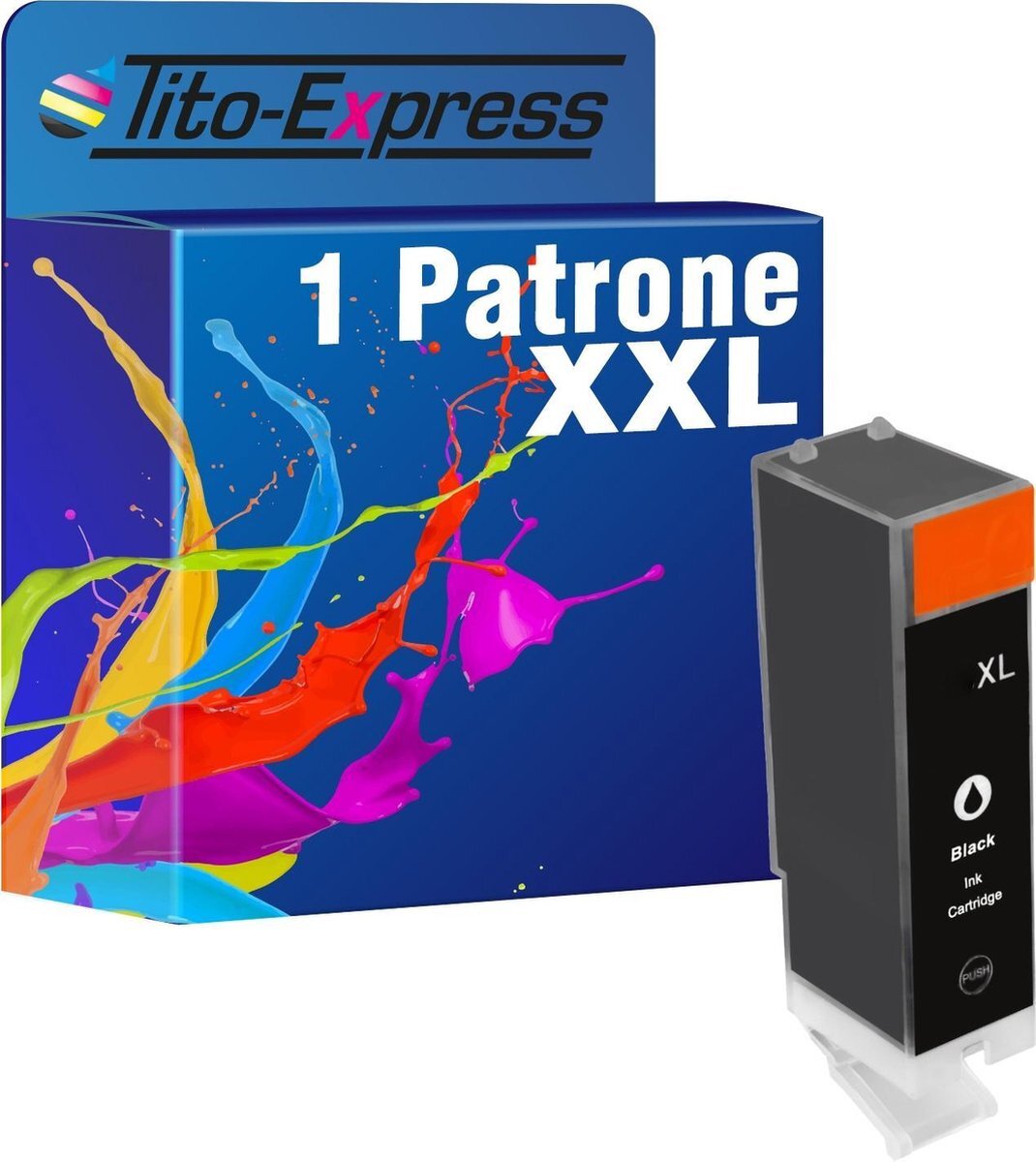 Tito Express PlatinumSerie 1x cartridge alternatief voor Canon PGI-570 Black