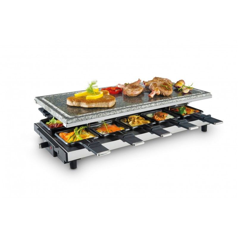 Fritel SG 4195 Raclette - 10 Personen - 1700W - Zwart/Grijs