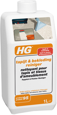 HG Tapijt- en Bekledingsreiniger - 1 Liter - Tapijtreiniger & Geurverfrisser