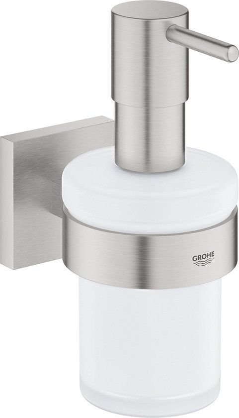 GROHE Start Cube Zeepdispenser - supersteel (RVS look)