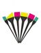 Sibel Ensemble de brosses en silicone (U) 6 pièces.
