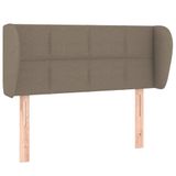 VidaXL Hoofdbord Taupe 163x23x78/88 cm Stof