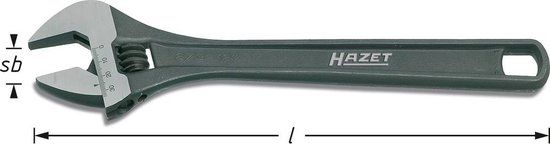 Hazet 279-8 Engelse sleutel 23 mm DIN ISO 6787