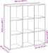 vidaXL Kamerscherm / boekenkast 102x29x103,5 cm bewerkt hout wit