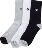 Hurley 3 Pack Mens Icon 1/2 Terry Crew Socks - Multicolour