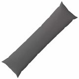 vidaXL Kussensloop HEERLEN Lichtgrijs 40 x 145 cm Stof