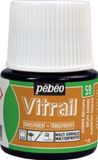 Pebeo Vitrail Transparant Glas/Porselein Verf - Amber Brown - 45 ml