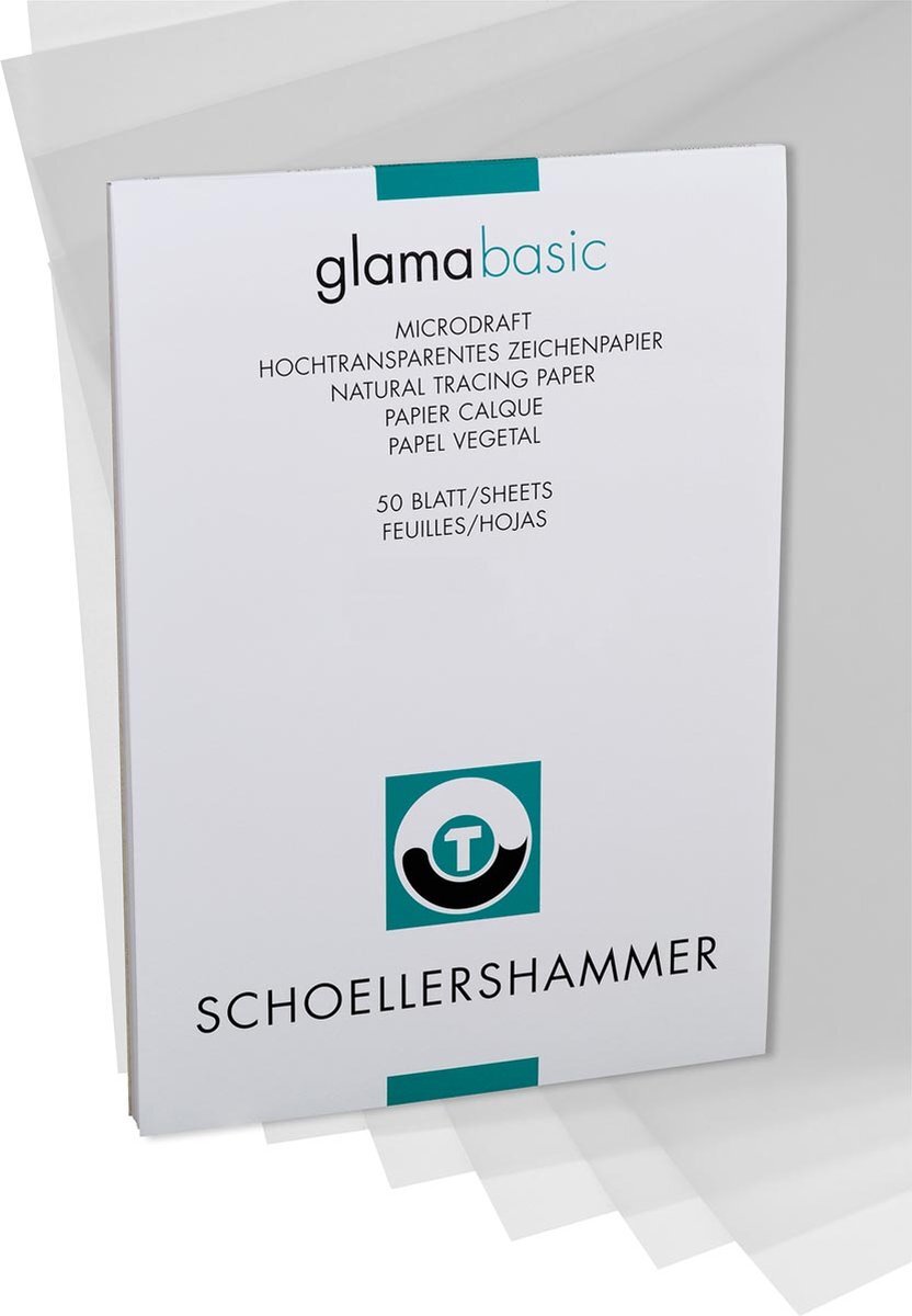 Schoellershammer Ontwerpblok A4 Sch. 80-85gr Transparant