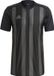 Adidas Striped 21 Kinder Sportshirt Korte Mouw Polyester Zwart / Grijs Maat 116