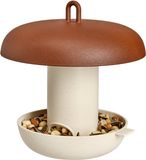 Elho Organic Voederhuis voor Vogels 18cm - Kastanje bruin