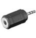 Microconnect Adaptateur 2,5 mm - 3,5 mm M-F Noir