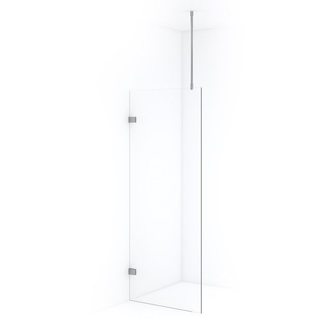 Maxaro Inloopdouche Diamond 80cm 8mm Helder Veiligheidsglas Chroom