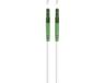 Goobay LC/APC Simplex FTTH Kabel | OS2 | Wit | LSZH | 0,50 meter