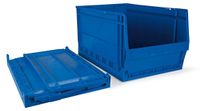 Merkloos Opbergbox - Kunststof - Blauw - 420 x 270 x 200 mm - 15 liter