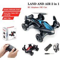 SZSMART H103 Land-Air Afstandsbediening Vliegtuig Batterijlevensduur: 6 Min Blauw