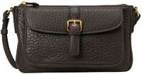 Marc O'Polo Sac bandoulière en cuir Etna Crossbody Bag Burnt Coffee marron foncé