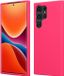 kwmobile telefoonhoesje geschikt voor Samsung Galaxy S23 Ultra - Hoesje met siliconen coating - Smartphone case in neon roze