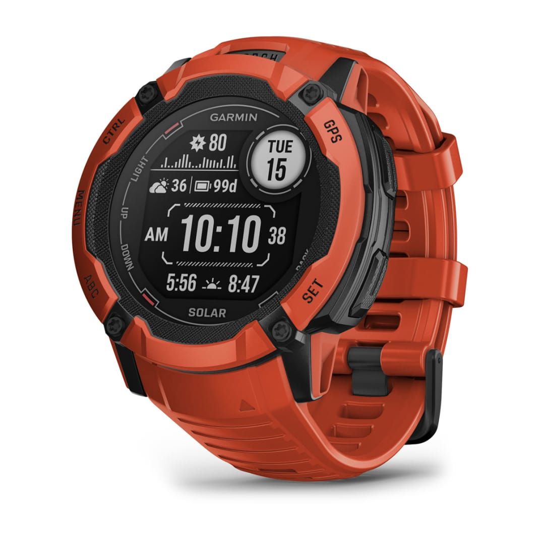 Garmin Instinct 2X Solar - Sport Watch - Red