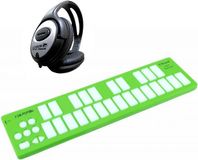 McMillen K-Board MIDI-controller, vert lime, met hoofdtelefoon