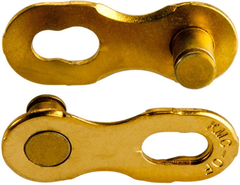 KMC 12NR Ti-N fietsketting 2-delige set 12-speed goud