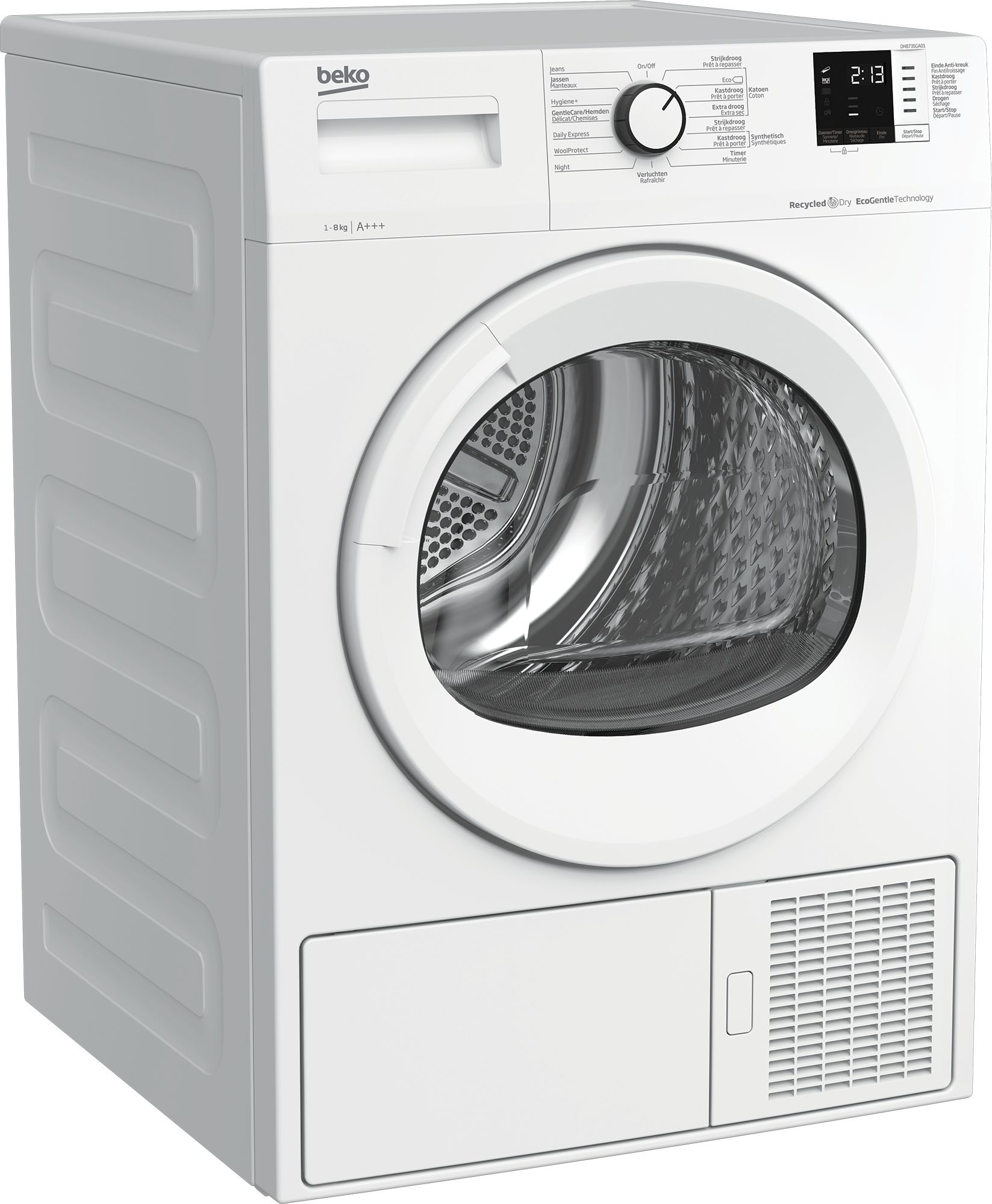 Beko DH8735GA01 - Warmtepompdroger - 8 kg - A+++ - Wit